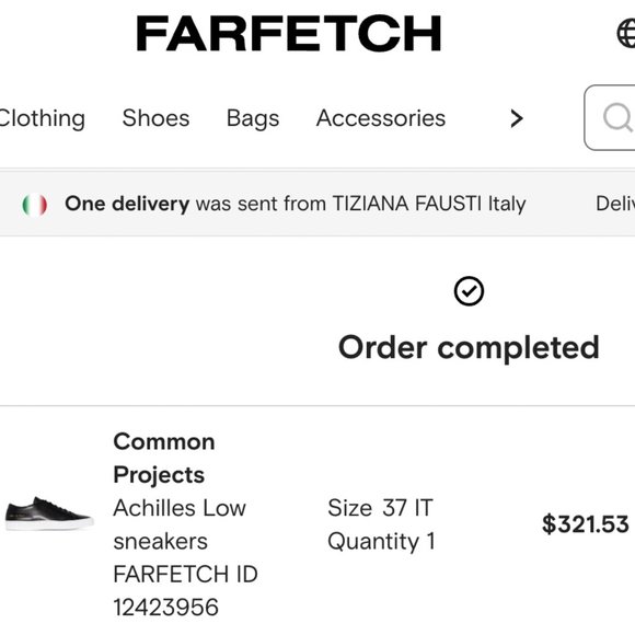 Common Projects Achilles Low sneakers in Black IT 37 - Picture 8 of 8